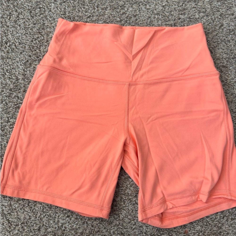Lululemon Coral High Waist Shorts